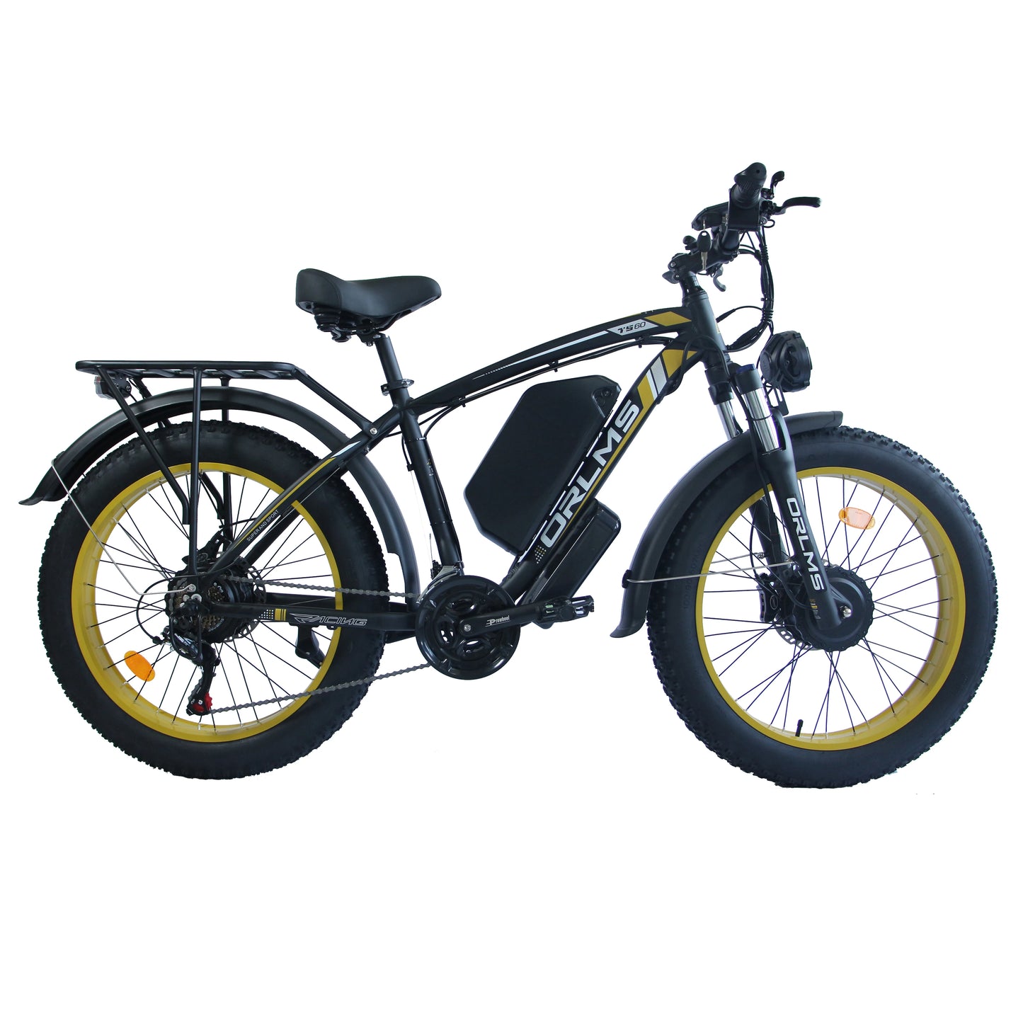 Orlms TS60 Electric Bike 2000W Powerful Motor 48V 25Ah Large Capacity Battery 26 Inch 4.0 Tires Double Shock Absorbers