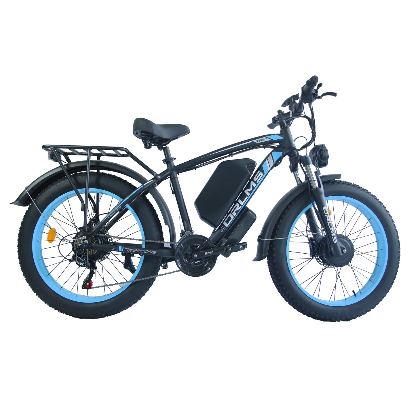 Orlms TS60 Electric Bike 2000W Powerful Motor 48V 25Ah Large Capacity Battery 26 Inch 4.0 Tires Double Shock Absorbers