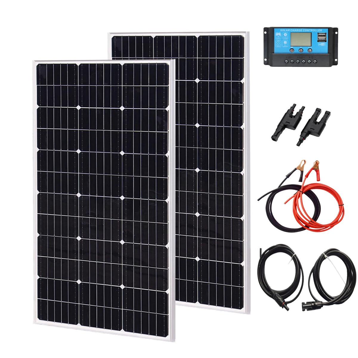 1000W Solar Panel 18V Monocrystalline Silicon Waterproof 100W 200W 300W 400W Solar Charging for 12V Camping Home RV