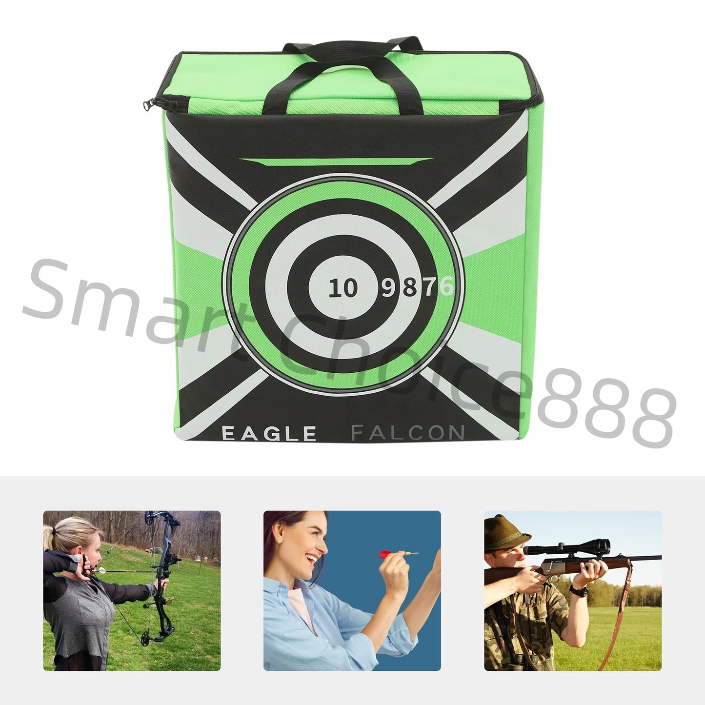 Archery Target Bag Portable Bow Target Water Resistant Refillable with Carrying Handle Training Accessories