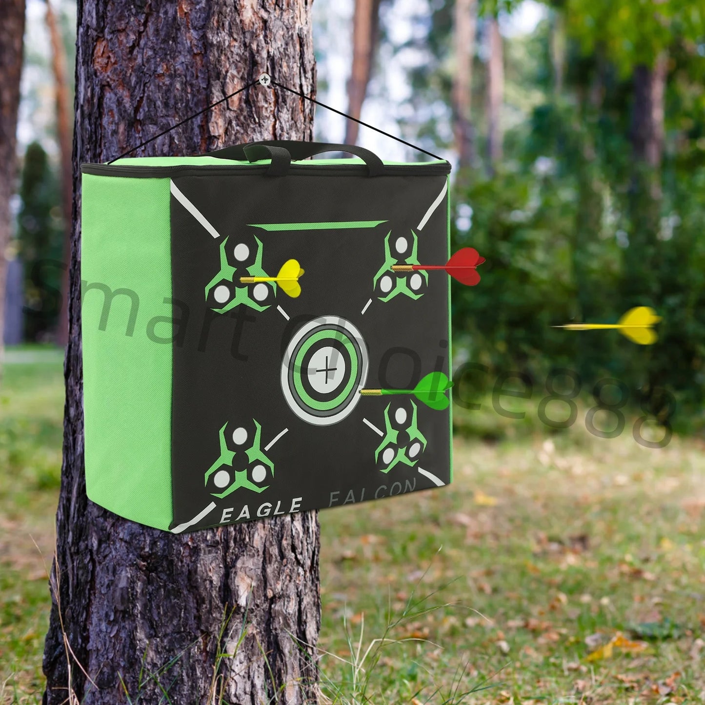 Archery Target Bag Portable Bow Target Water Resistant Refillable with Carrying Handle Training Accessories