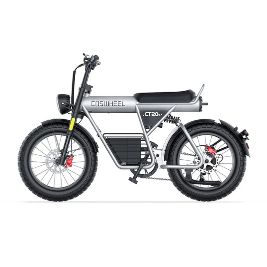Coswheel Adult Electric Bike CT20S 1500W 60V 27.5AH Off Road Ebike Fat Tire Bike