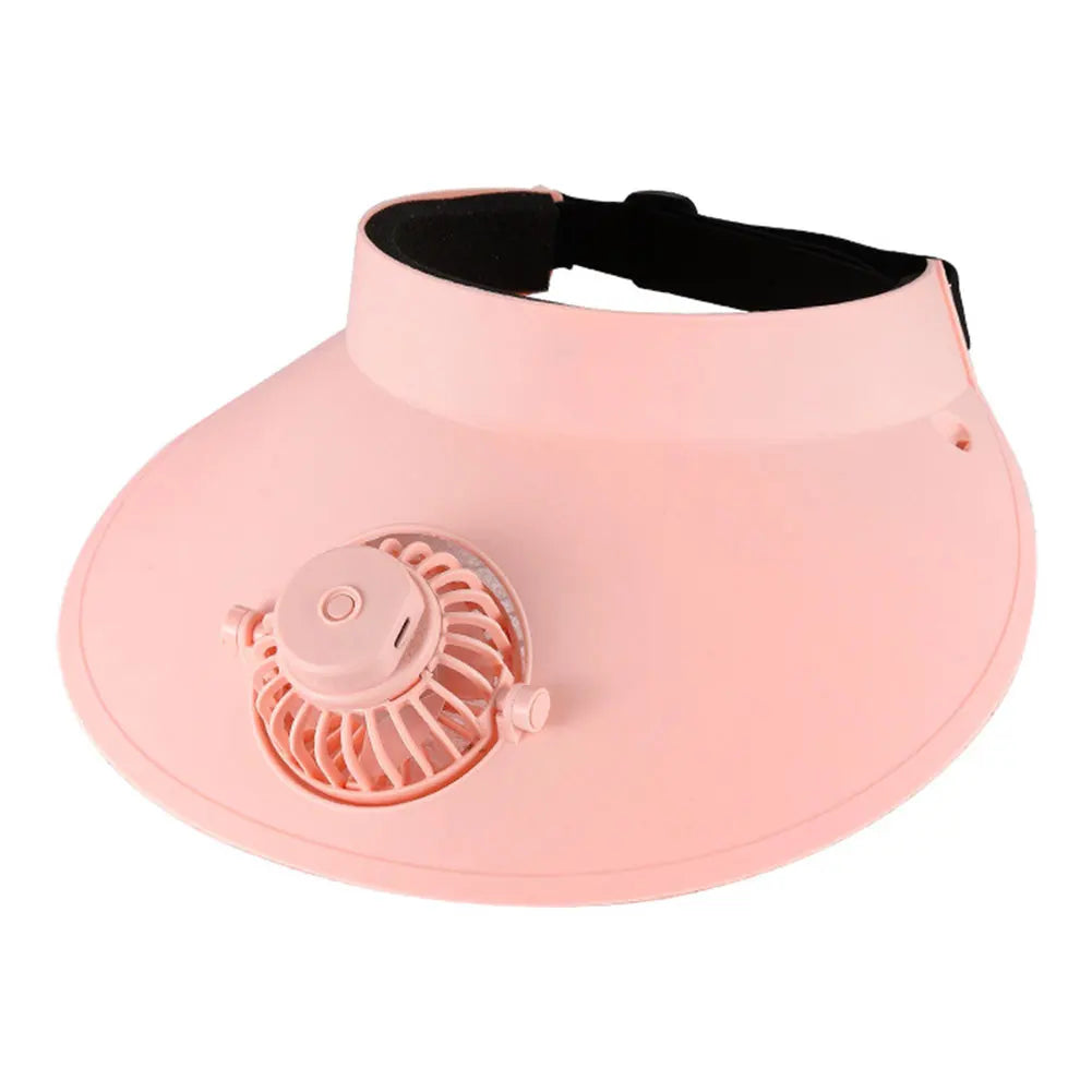 Solar Fan Hat Outdoor Fishing Hat with 2 Solar Fans Wide Brim Bucket Hat Summer Cap for Men Camping Hiking