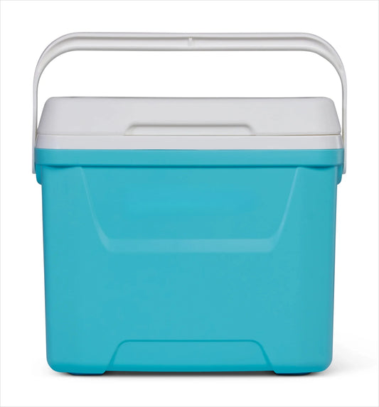 28 QT Outdoor Picnic Camping Cooler with Swing Away Handle for One Hand Carrying Ideal for Picnic Camping and Parties