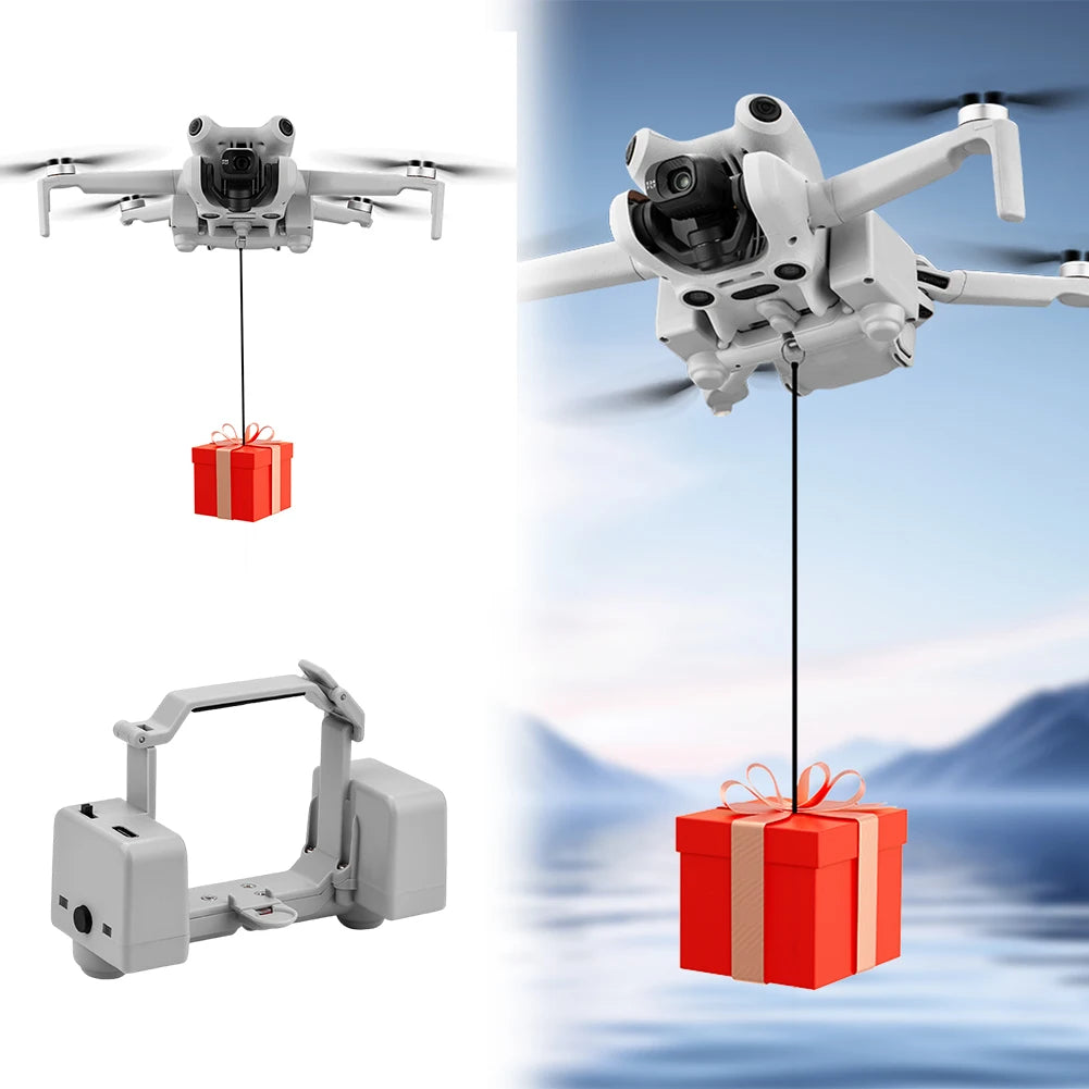Air Drop System Fishing Bait Drone Wedding Gift Air Drop Servo Thrower Compatible with DJI Mini 4 Pro Accessories