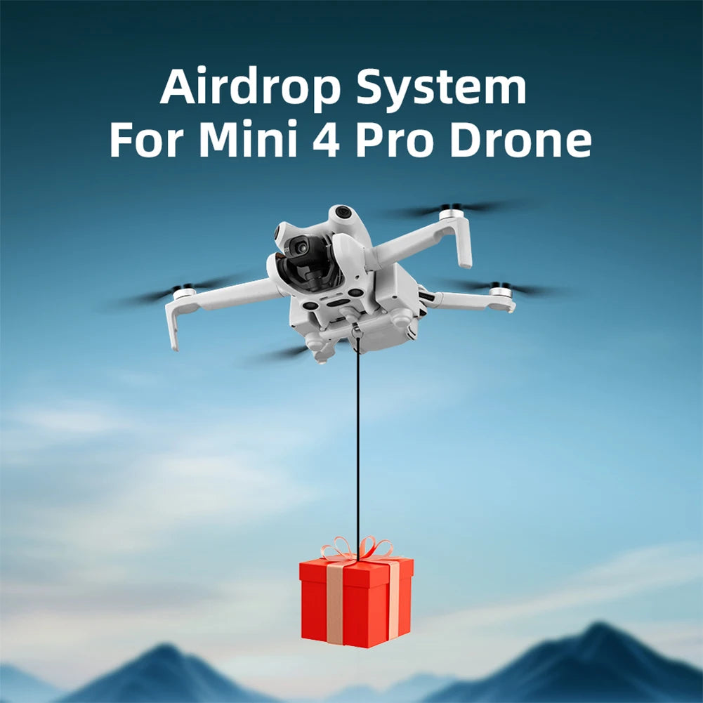 Air Drop System Fishing Bait Drone Wedding Gift Air Drop Servo Thrower Compatible with DJI Mini 4 Pro Accessories