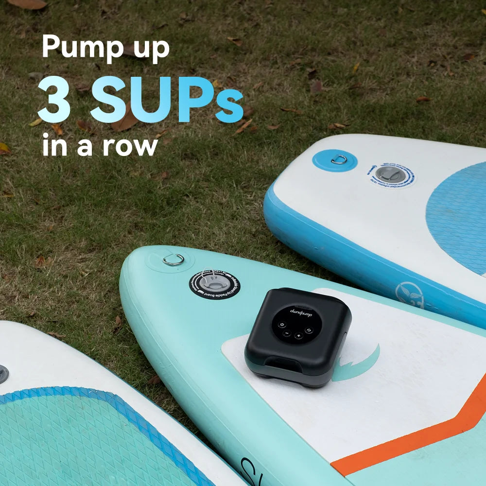 Electric Paddle Board Pump Portable Rechargeable SUP Pump 20PSI High Pressure Air Pump for Paddle Boards Kayaks and Mattresses