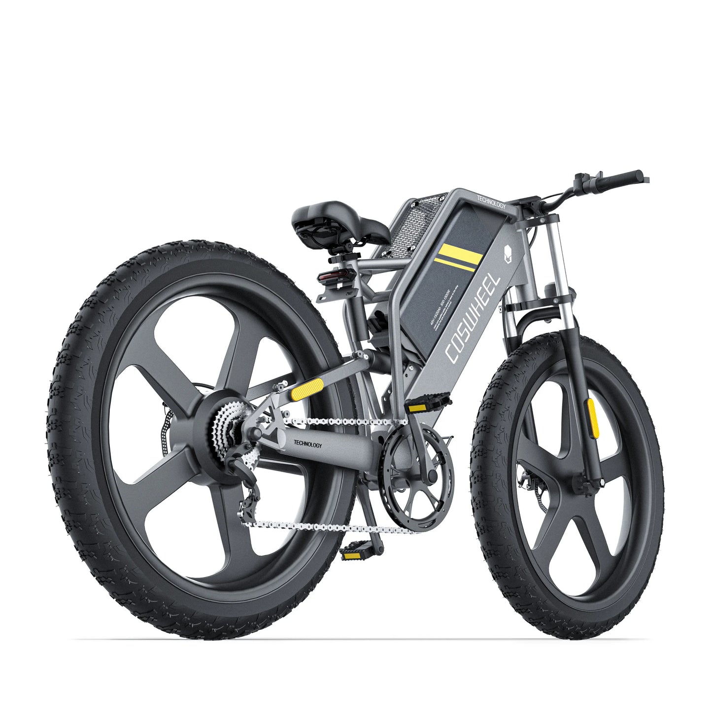 COSWHEEL T26 Electric Bike 26 Inch Fat Tires Adult Electric Mountain Bike 1000W 48V 25AH Hydraulic Brake Off Road Bicycle