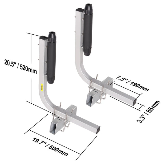 SucceBuy Adjustable Boat Trailer Guide Poles 2PCS Rustproof Galvanized Steel for Ski Boat or Sailboat Trailer
