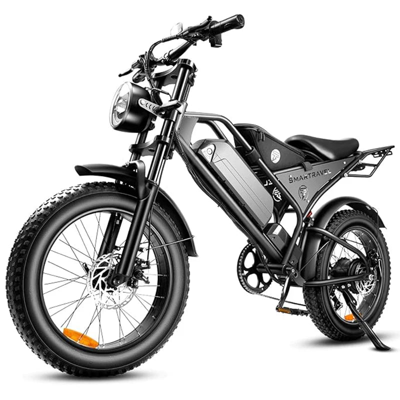 1000W 28mph 24 Mile Range 48V 15ah Detachable Battery Adult Electric Mountain Bike with Mechanical Disc Brake 20 Inch Wheel