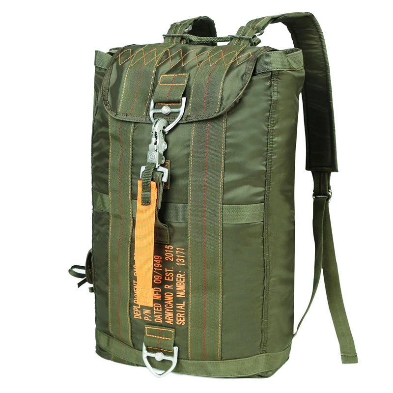 Durable All Purpose Backpack Lightweight Carryall Parachute Bag For Outdoor Hunting Hiking School Travel