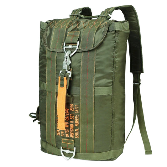 Durable All Purpose Backpack Lightweight Carryall Parachute Bag For Outdoor Hunting Hiking School Travel