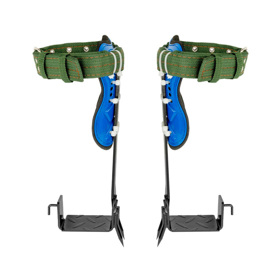 Professional Tree Climbing Gear Kit Carbon Steel Safety Straps and Pedals for Arborist Work 220lb Capacity
