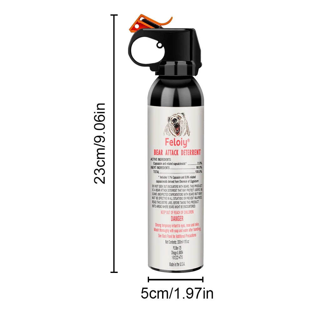 330ML Bear Spray Outdoor Camping and Hiking Protection