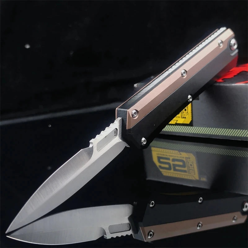 Outdoor 8817 Folding Knife D2 Steel Blade Tactical Military Hunting Knife Camping Hiking Survival EDC Pocket Knife Men's Gift