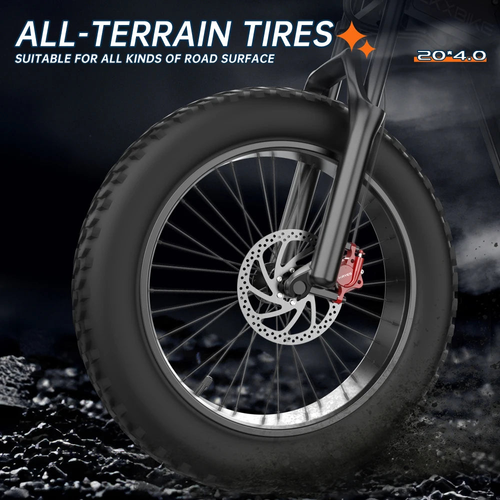EKX X20 Electric Bike 2000W Motor 48V 35AH Lithium Battery Max Speed 55kmh Mountainous Fat Tire 20 x 4.0