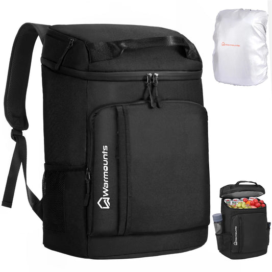 Backpack Cooler Insulated for 35 Cans Upgraded Leakproof Soft Cooler Backpack with 2 Compartments for Camping