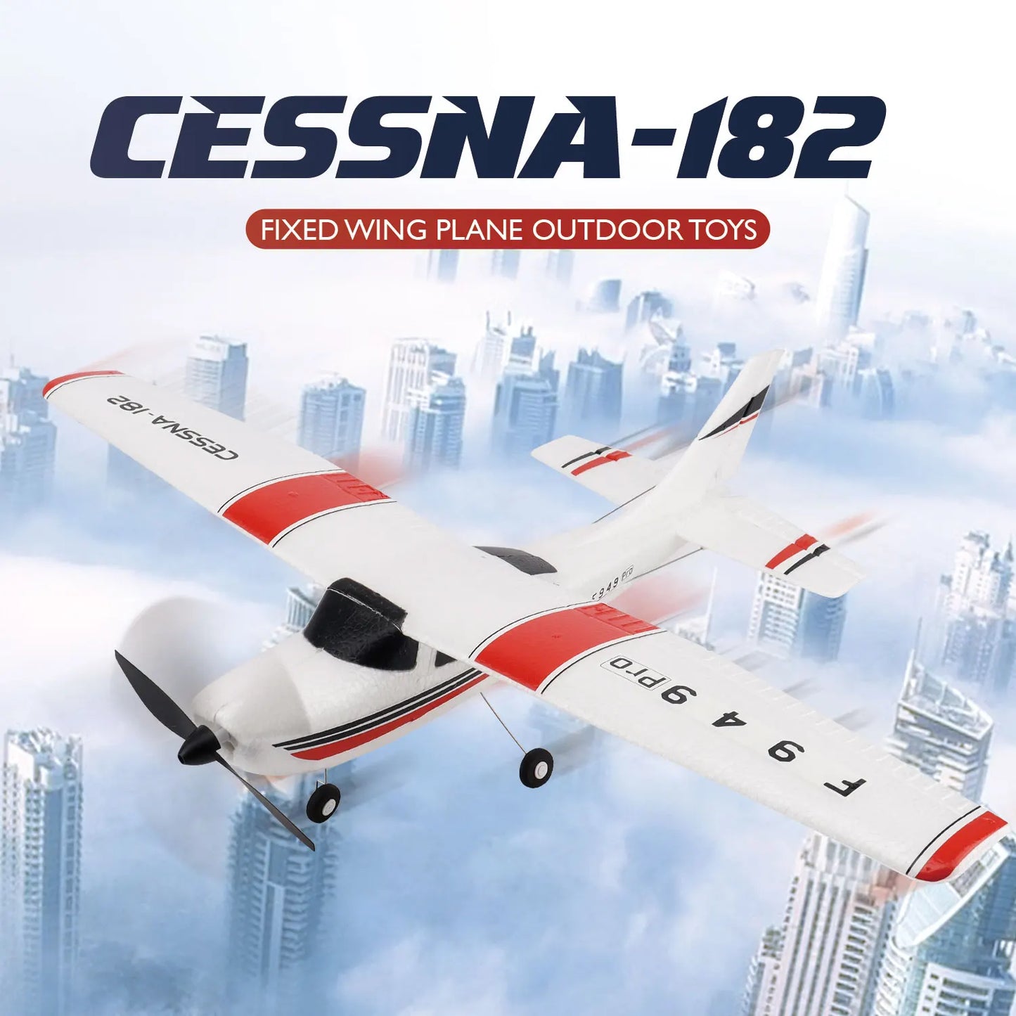 Wltoys F949 2.4G 3D6G 3Ch RC Airplane Fixed Wing Plane Outdoor Toy Drone RTF Upgrade Version With Digital Servo And Gyroscope