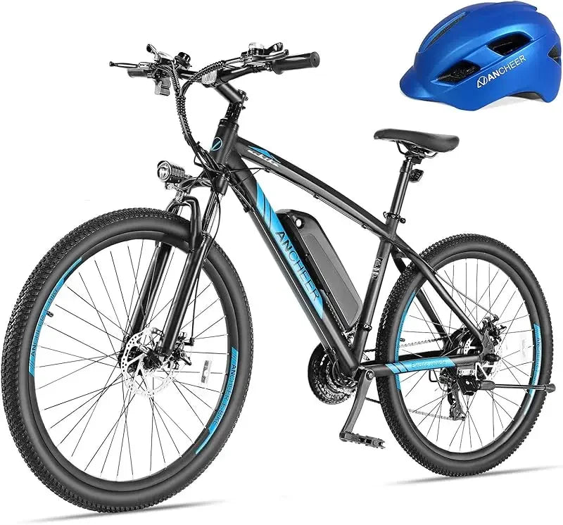 Q2XAANCHEER Electric Bike for Adults Peak 750W Ebike 60 Miles Range 48V 499Wh Battery 27.5 Inch Fast Charge