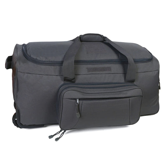 Large Capacity Military Tactical Travel Bag Wheeled Deployment Trolley Duffel Bag Heavy Duty Camping Hiking Running Trekking