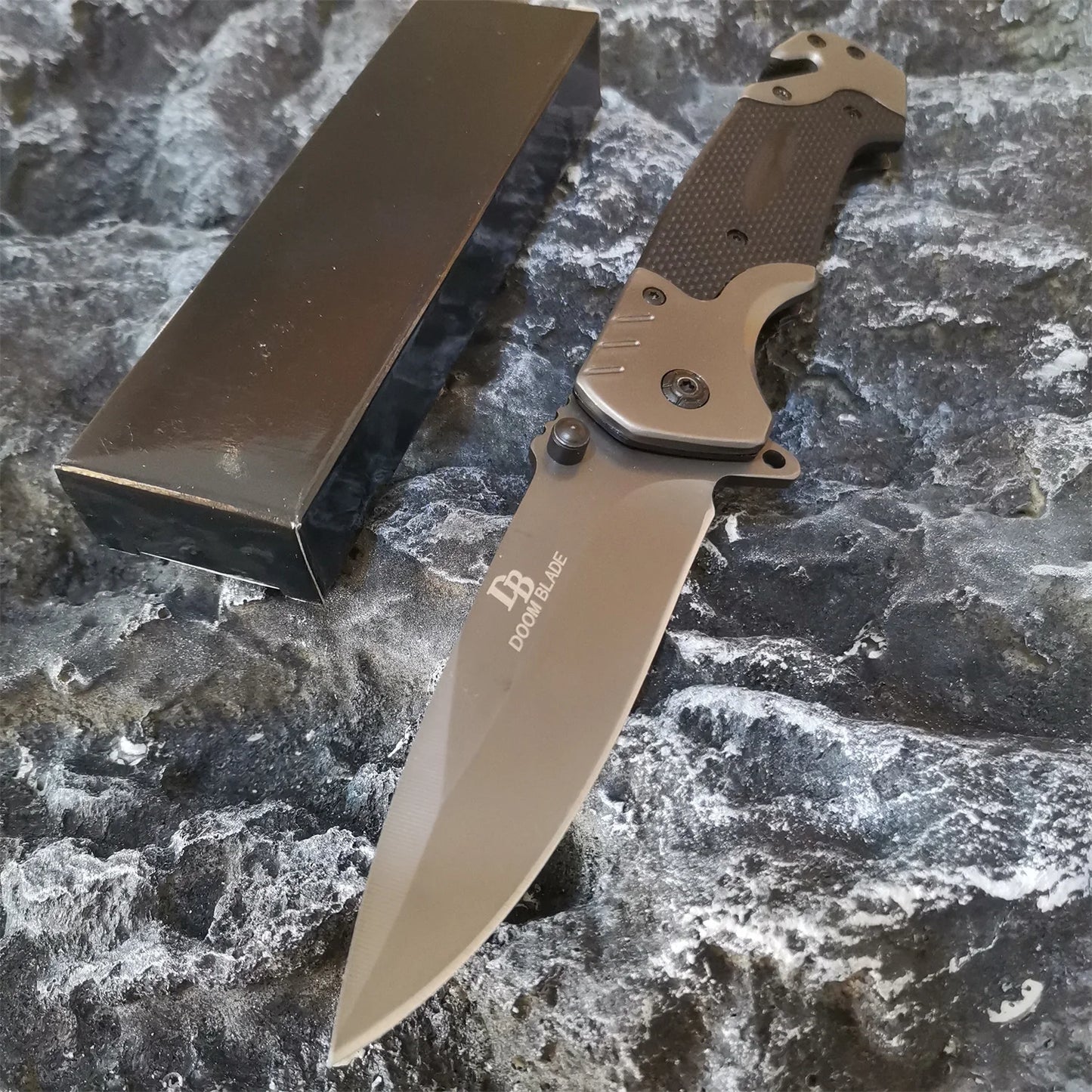 DoomBlade DB2103 Folding Knife Tactical Hunting EDC Pocket Knife Outdoor Camping Gear