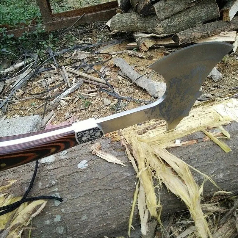 Wolf Head Axe Multi Function Hatchet Portable Outdoor Camping Survival Axe Defensive Emergency Gear Tomahawk Chopping Wood