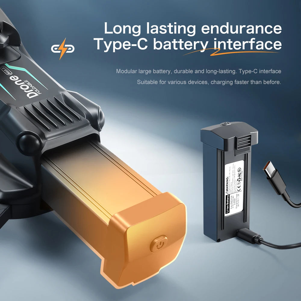 Controlled Drone Beginner Friendly Drones with HD 4K Dual Camera Remote Control and Obstacle Avoidance Brushless for Kids