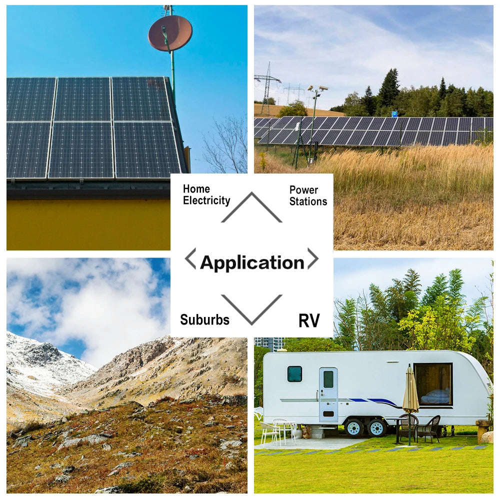 1000W Solar Panel 18V Monocrystalline Silicon Waterproof 100W 200W 300W 400W Solar Charging for 12V Camping Home RV