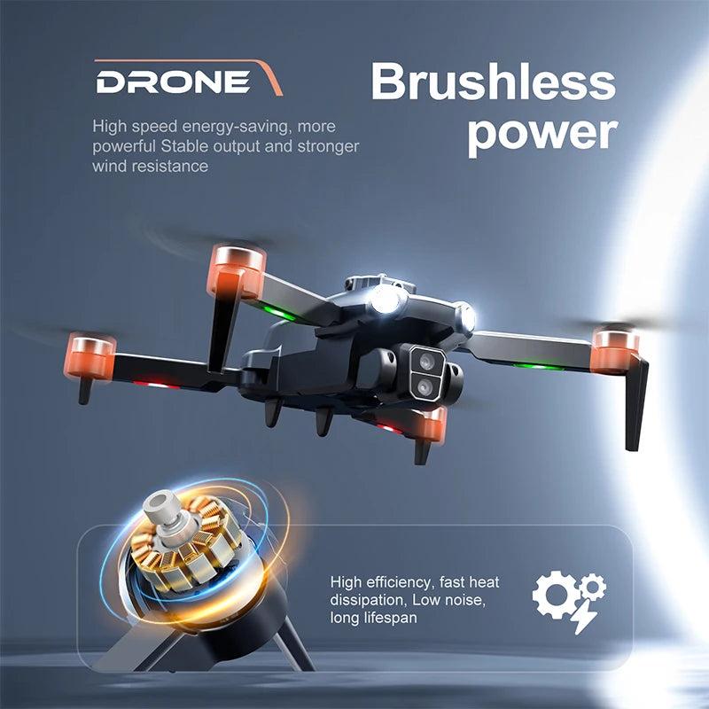 All Round Obstacle Avoidance S119 Quadcopter Drone with Optical Flow Positioning and Electronic Control Dual Cameras