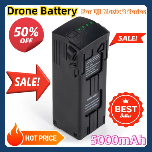 For DJI Mavic 3 Series 5000mAh 15.4V Lipo 4S Intelligent Flight Replacement Battery for Mavic 3 Pro Cine Classic Drone