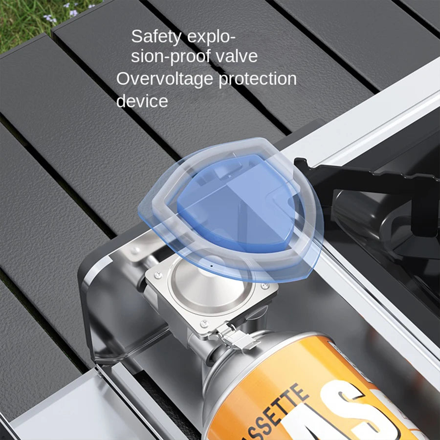 Card Stove Camping Gas Stove 2900W High Power Portable Gas Stove Outdoor Picnic Equipment