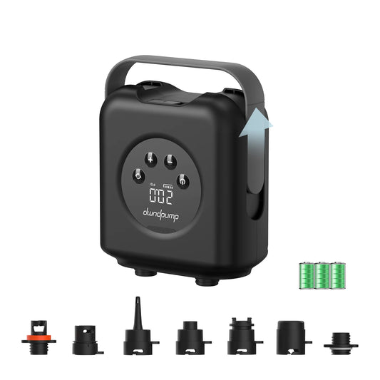 Electric Paddle Board Pump Portable Rechargeable SUP Pump 20PSI High Pressure Air Pump for Paddle Boards Kayaks and Mattresses