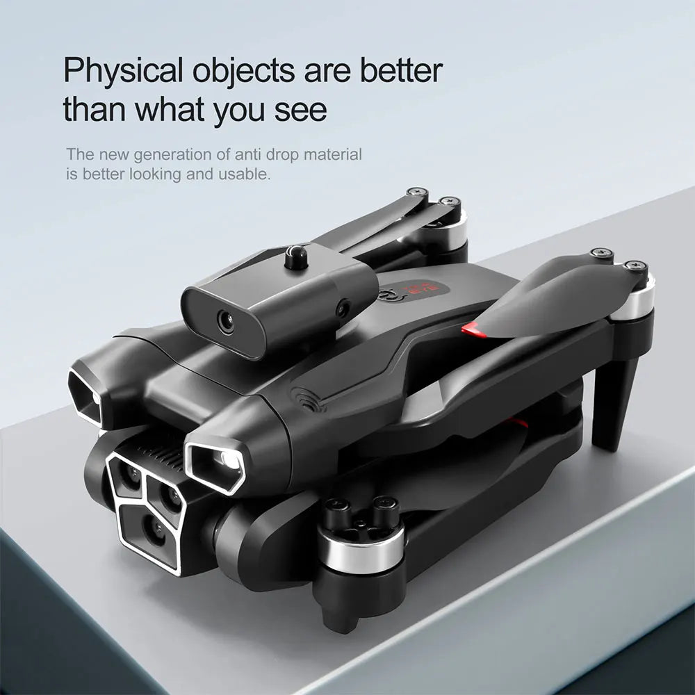 S151 Mini RC Drone 4K Professional with ESC Three HD Cameras Intelligent Obstacle Avoidance Brushless Motor Drone