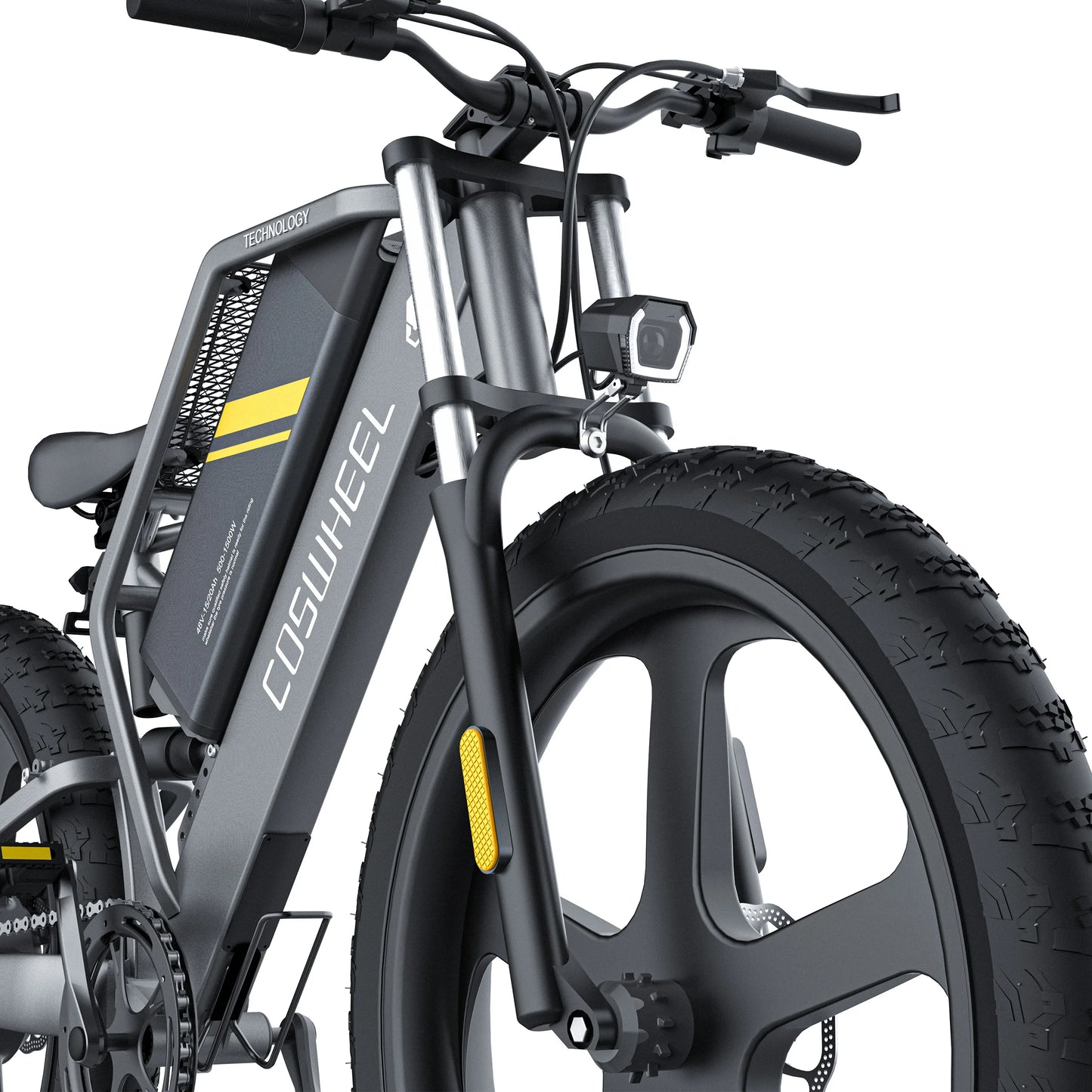 COSWHEEL T26 Electric Bike 26 Inch Fat Tires Adult Electric Mountain Bike 1000W 48V 25AH Hydraulic Brake Off Road Bicycle