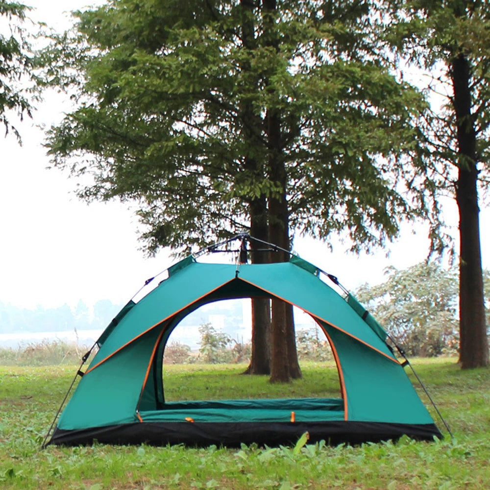 Outdoor Pop Up Tent Water Resistant Portable Instant Camping Folding Fully Automatic Tent for 1-2 People