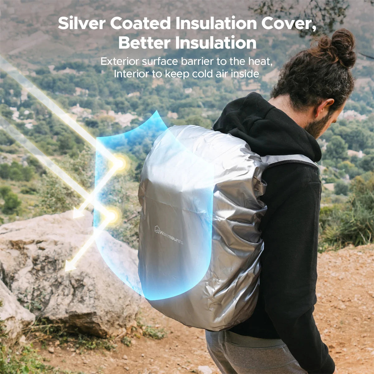 Backpack Cooler Insulated for 35 Cans Upgraded Leakproof Soft Cooler Backpack with 2 Compartments for Camping