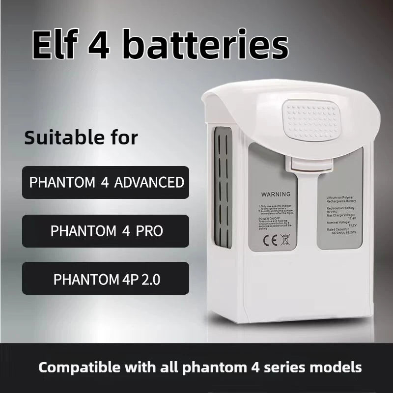 15.2V 5870mAh Intelligent Flight Replacement Battery for DJI Phantom 4 Series Drones