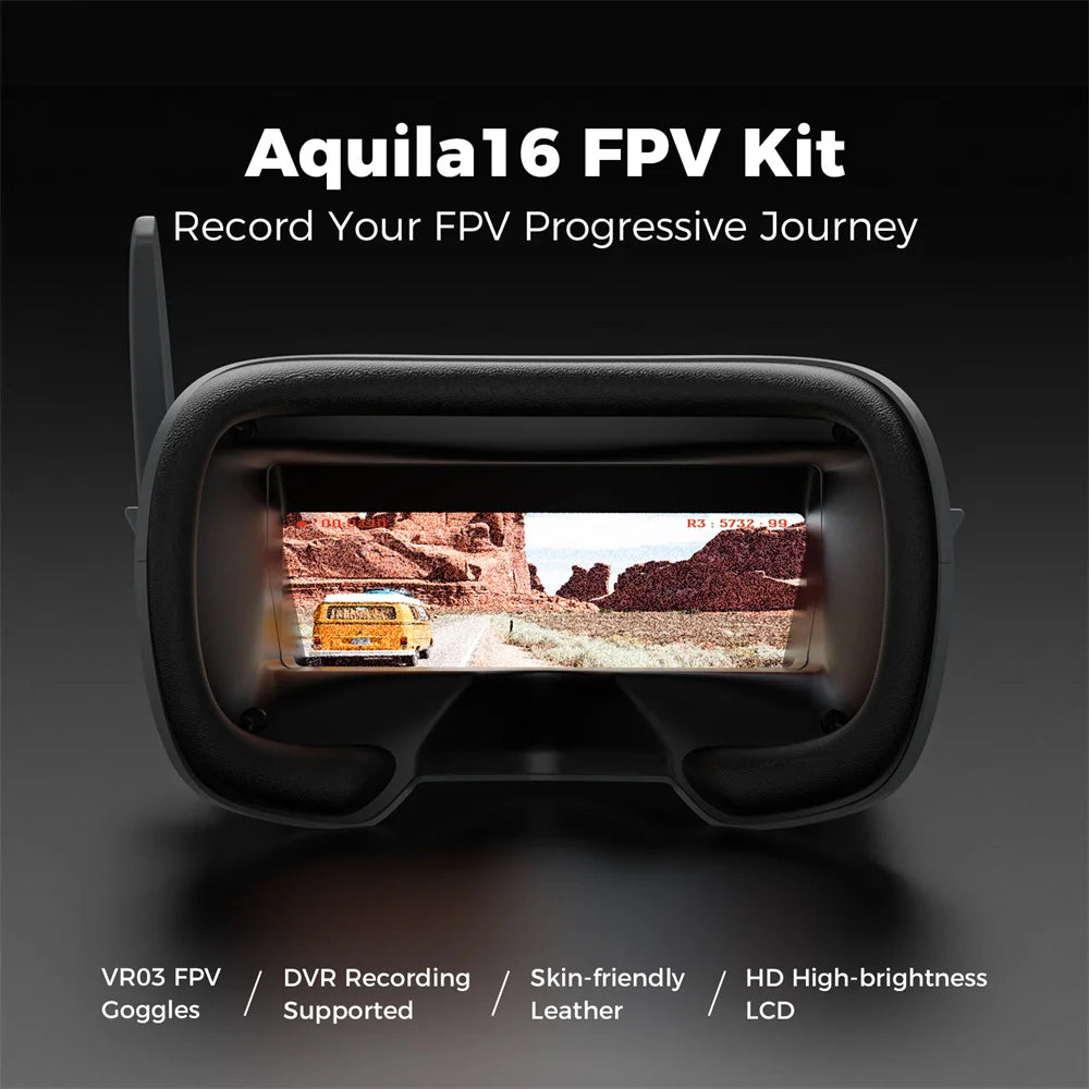 Betafpv Aquila16 FPV Kit with 720p HD Camera and 1100mAh Battery Ship from US Warehouse