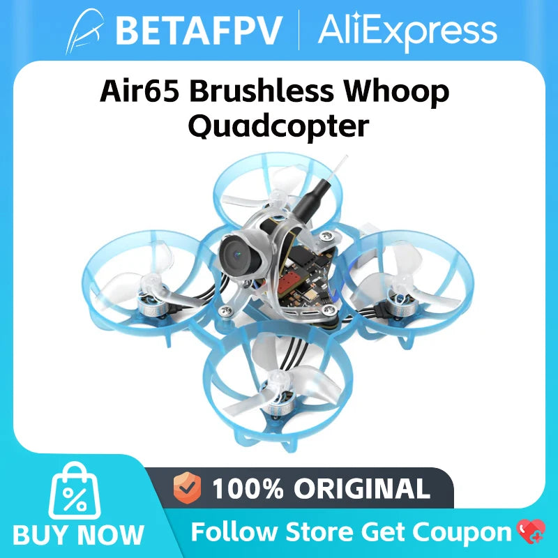 Betafpv Air65 5in1 Racing Freestyle Fpv Drone with LAVA 1S 300mAh 75C Battery and 1S 260mAh 80C Battery
