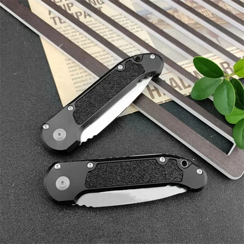 Micro Folding Knife D2 Blade Aluminum Alloy Handle High Quality Camping Outdoor Hunting Self Defense Survival Multitool Knife