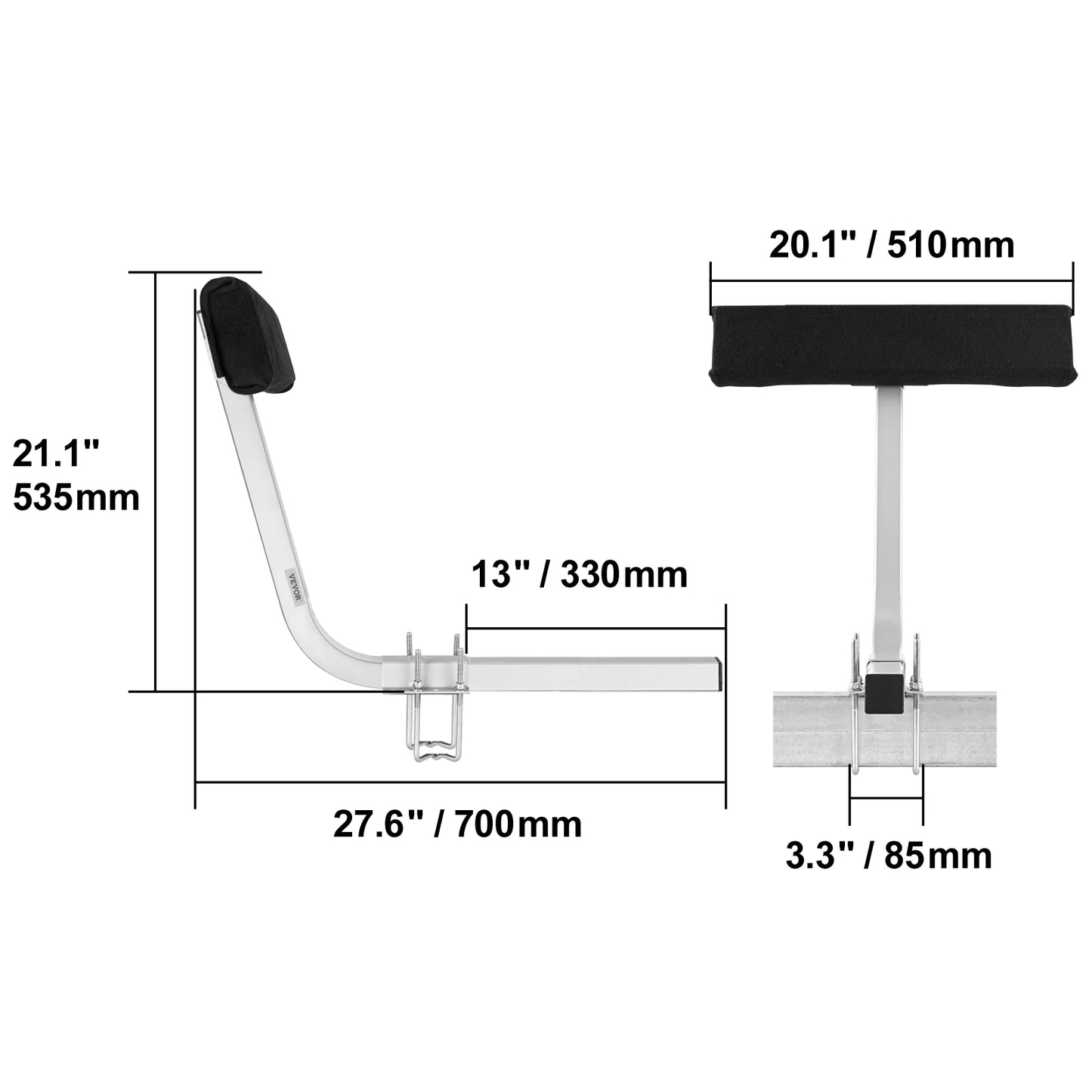 SucceBuy Adjustable Boat Trailer Guide Poles 2PCS Rustproof Galvanized Steel for Ski Boat or Sailboat Trailer