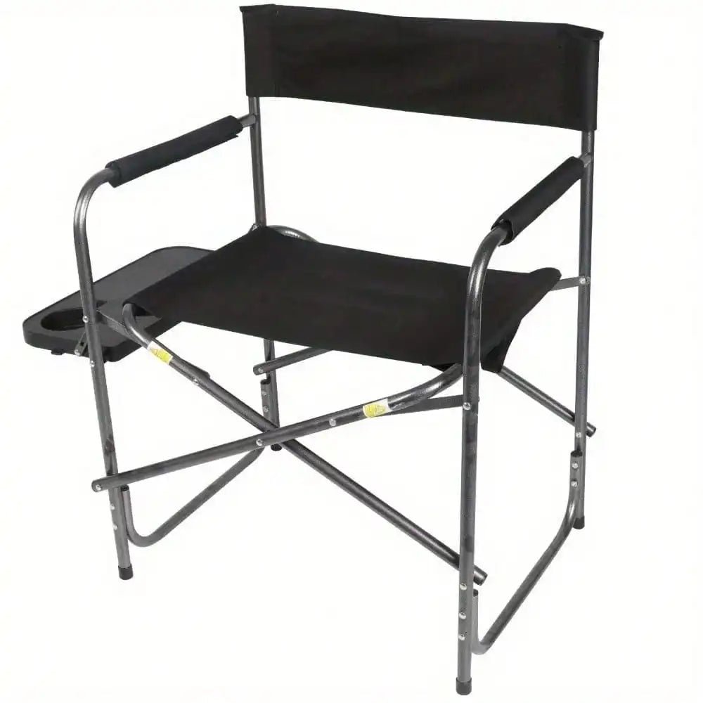 Directors Chair with Side Table Adult Size Foldable Outdoor Camping and Fishing Chair