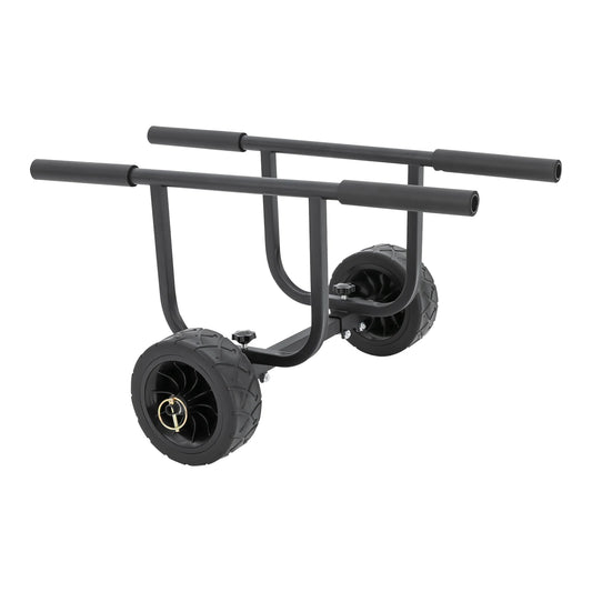 220.46 Pounds Stainless Steel Boat Dolly Cart Transport Carrier for Small Boats Up to 16.54 Inches Wide Fishing Boats and Kayaks