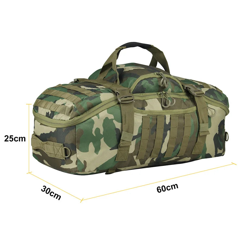 35L 40L 50L 80L Outdoor Mountaineering Molle Tactical Backpack Large Duffel Bag for Hiking Camping Travel