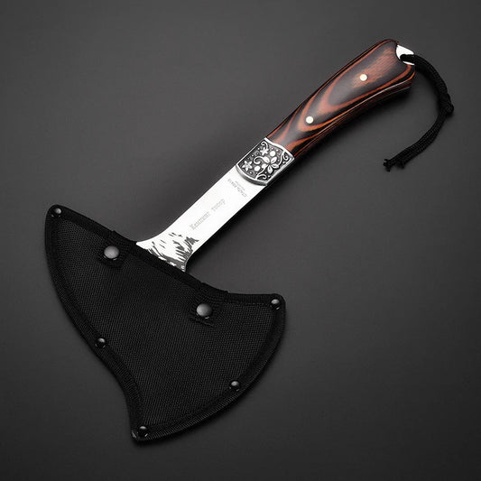 Wolf Head Axe Multi Function Hatchet Portable Outdoor Camping Survival Axe Defensive Emergency Gear Tomahawk Chopping Wood
