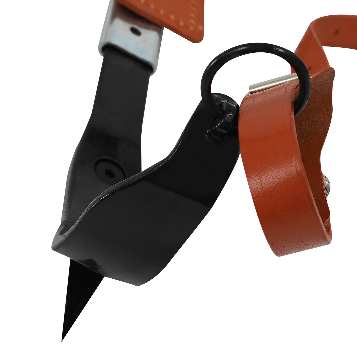 Tree Climbing Gear Set Adjustable Climbing Spikes Safety Belt Foot Straps Knee Pads
