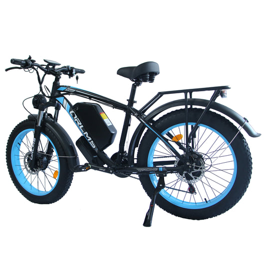 Orlms TS60 Electric Bike 2000W Powerful Motor 48V 25Ah Large Capacity Battery 26 Inch 4.0 Tires Double Shock Absorbers