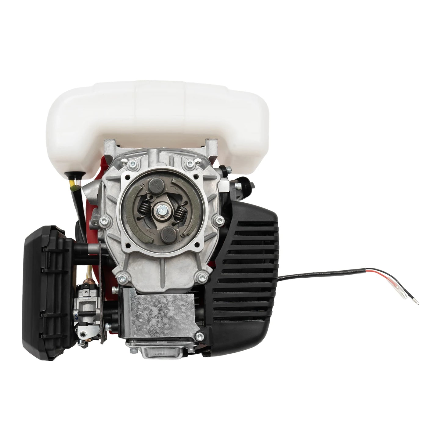 1.6KW 4 Stroke Outboard Motor Fishing Boat Air Cooling Engine Kit with 360 Degree Control Lever for 7.5 to 16.4 Feet Inflatable Boat Kayak