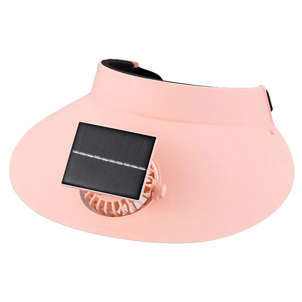 Solar Fan Hat Outdoor Fishing Hat with 2 Solar Fans Wide Brim Bucket Hat Summer Cap for Men Camping Hiking