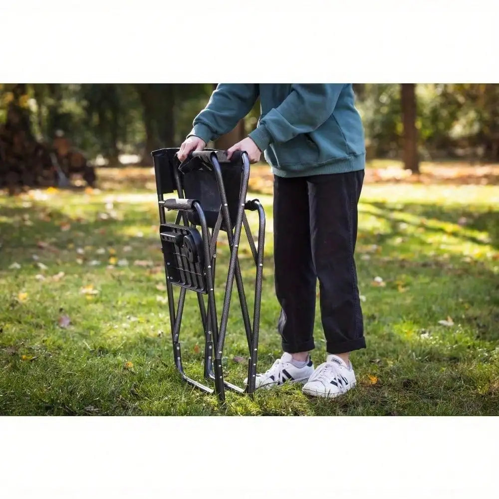 Directors Chair with Side Table Adult Size Foldable Outdoor Camping and Fishing Chair